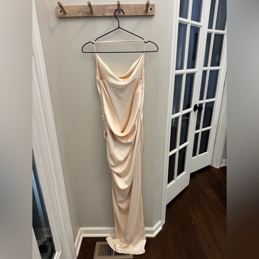 Lovers + Friends The Megan Gown in Champagne - Picture 9 of 15